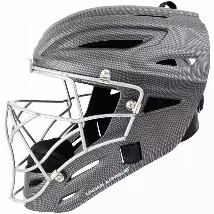Under Armour Pro Matte Carbon Adult Catcher's Helmet 8 Under Armour Pro Matte Carbon Adult Catcher's Helmet - Image 8