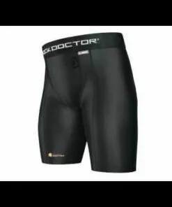 Shock Doctor 220 Core Compression Youth Shorts w/Cup Pocket -Women Fastpitch Softball Equipment shop youtube Ssj8m0miVg 1
